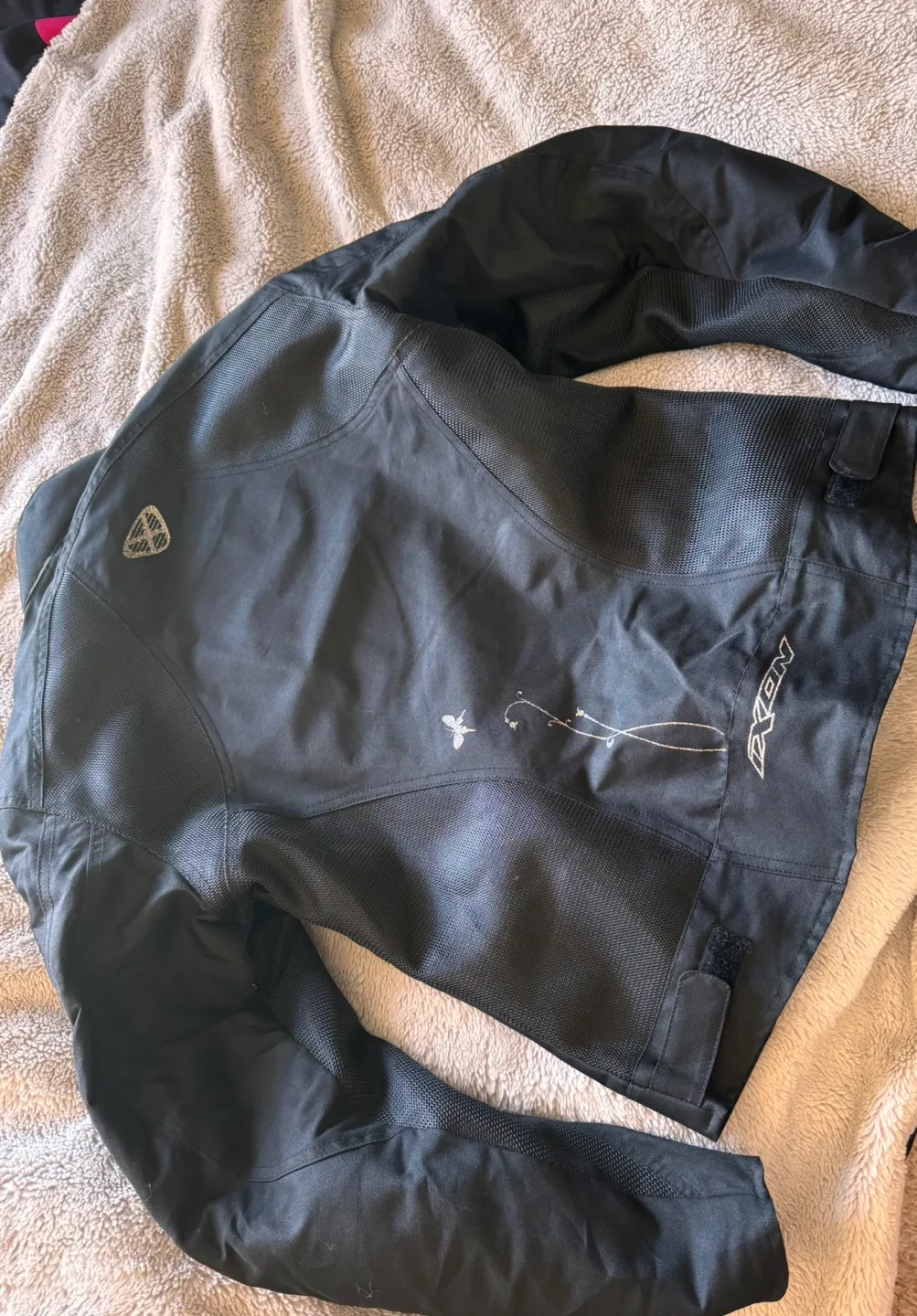 Women's Black IXON Motorcycle Jacket image indicator(3)