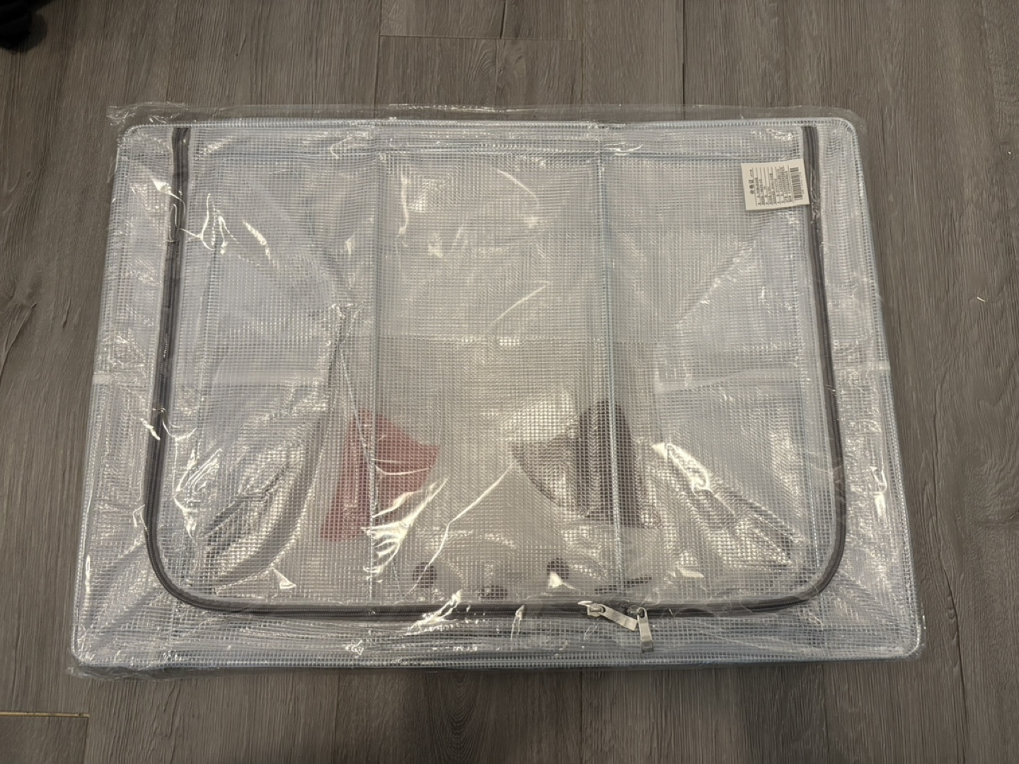 Clear Storage Box with Cat Design