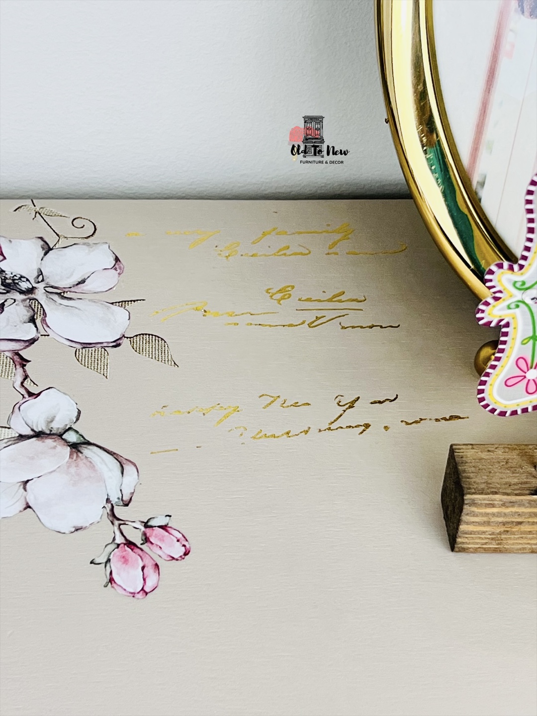 Vintage Floral Accent Cabinet - photo 5