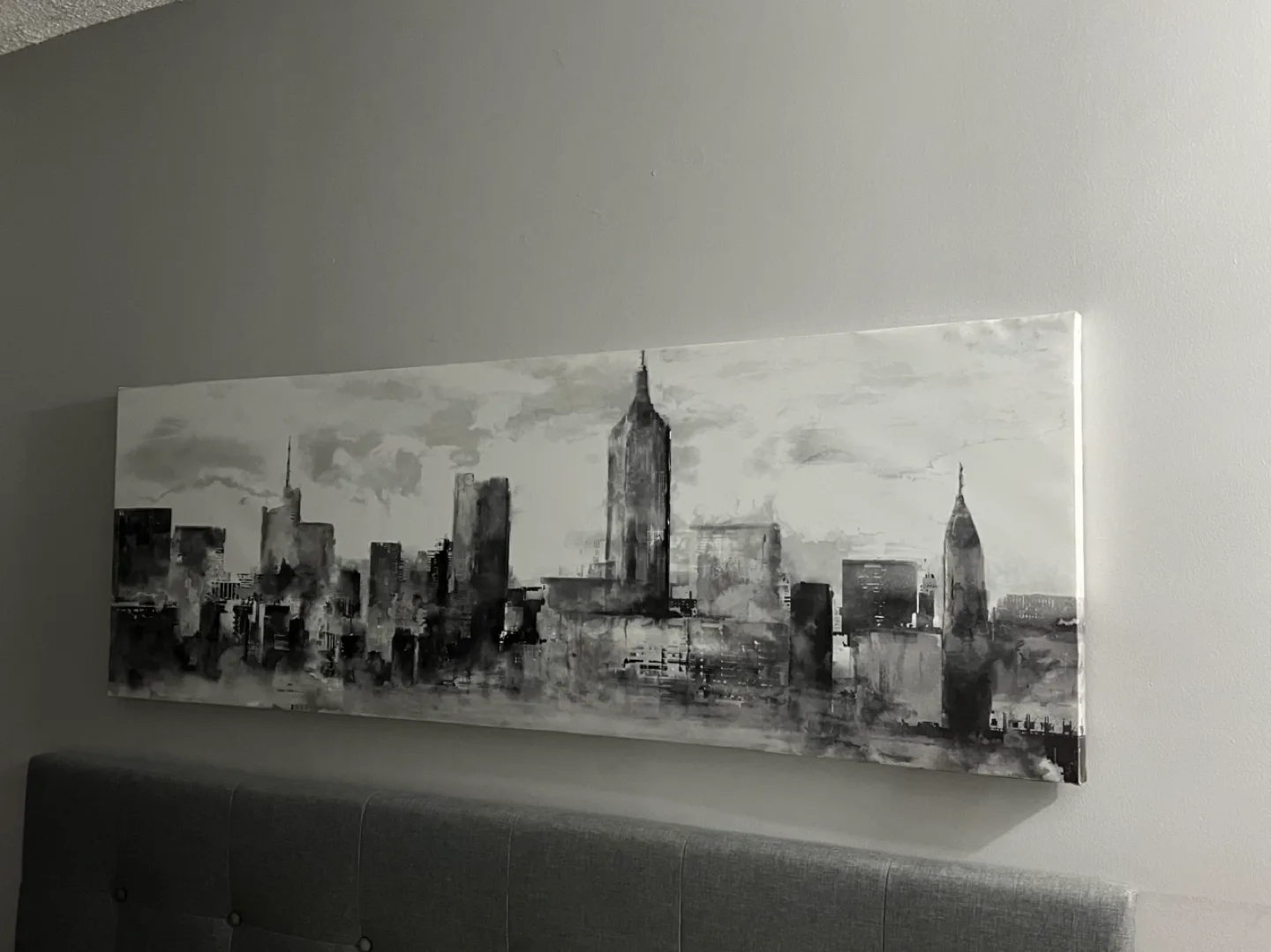 CANVAS CITY - Large Abstract Cityscape Canvas Wall Art image indicator(2)