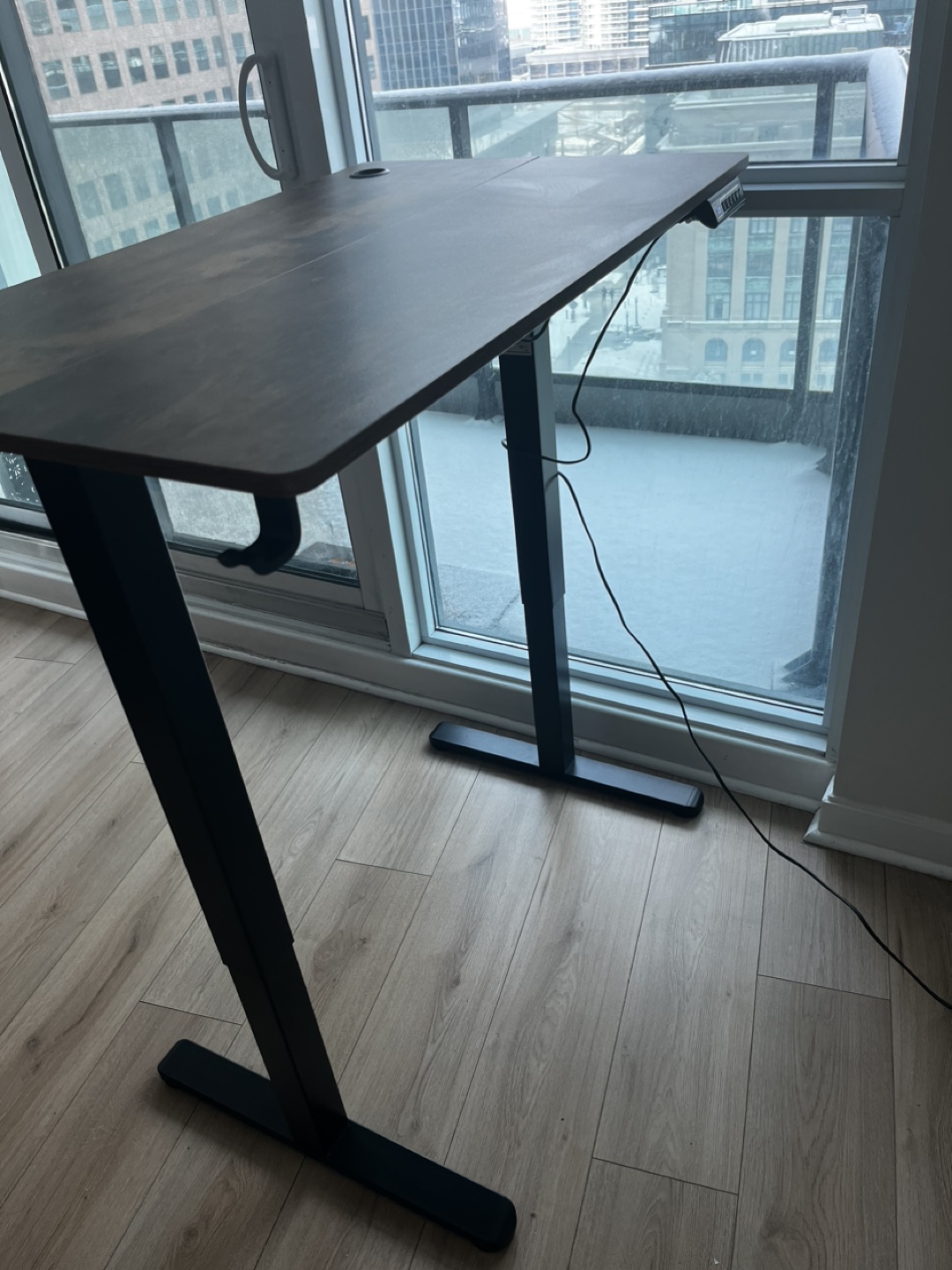 NEWBULIG® Electric Adjustable Height Sit-Stand Desk - 40”x24” - photo 3
