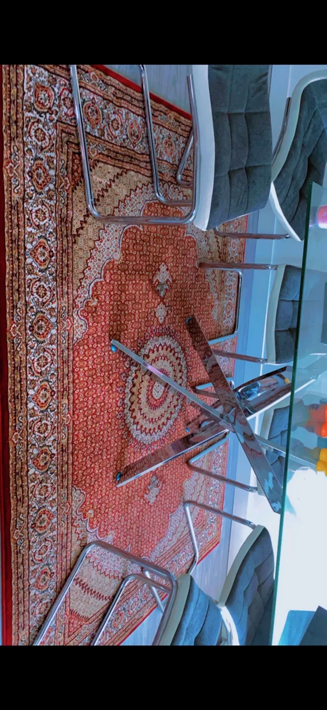 Gorgeous Red and Beige Oriental Rugs - Runner and Large Area Rug image indicator(6)