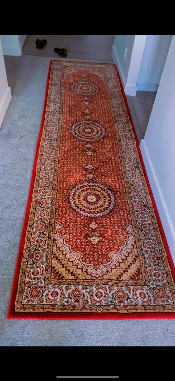 Gorgeous Red and Beige Oriental Rugs - Runner and Large Area Rug image indicator(5)