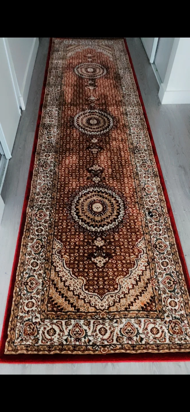 Gorgeous Red and Beige Oriental Rugs - Runner and Large Area Rug image indicator(3)