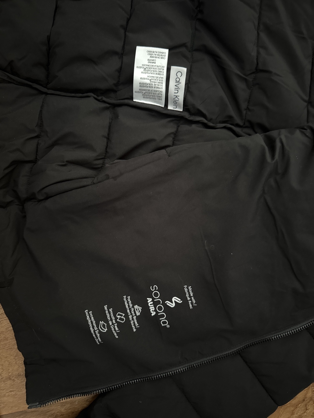Men's Calvin Klein Black Puffer Jacket - Size M - photo 4