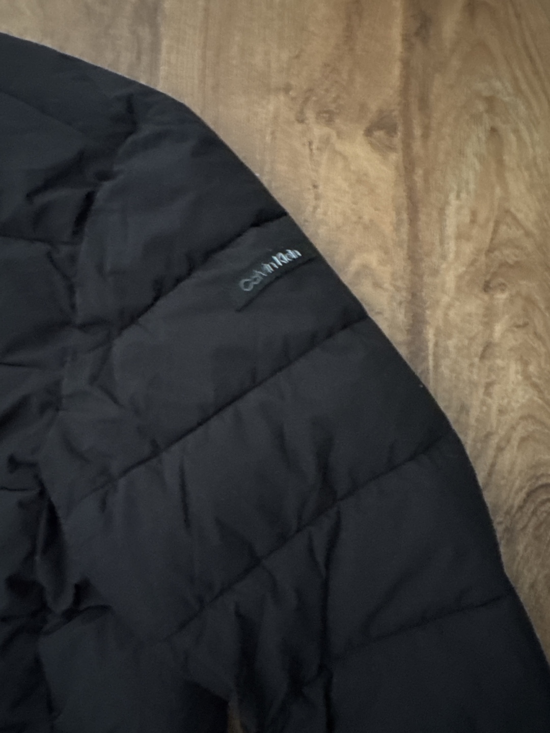 Men's Calvin Klein Black Puffer Jacket - Size M - photo 3