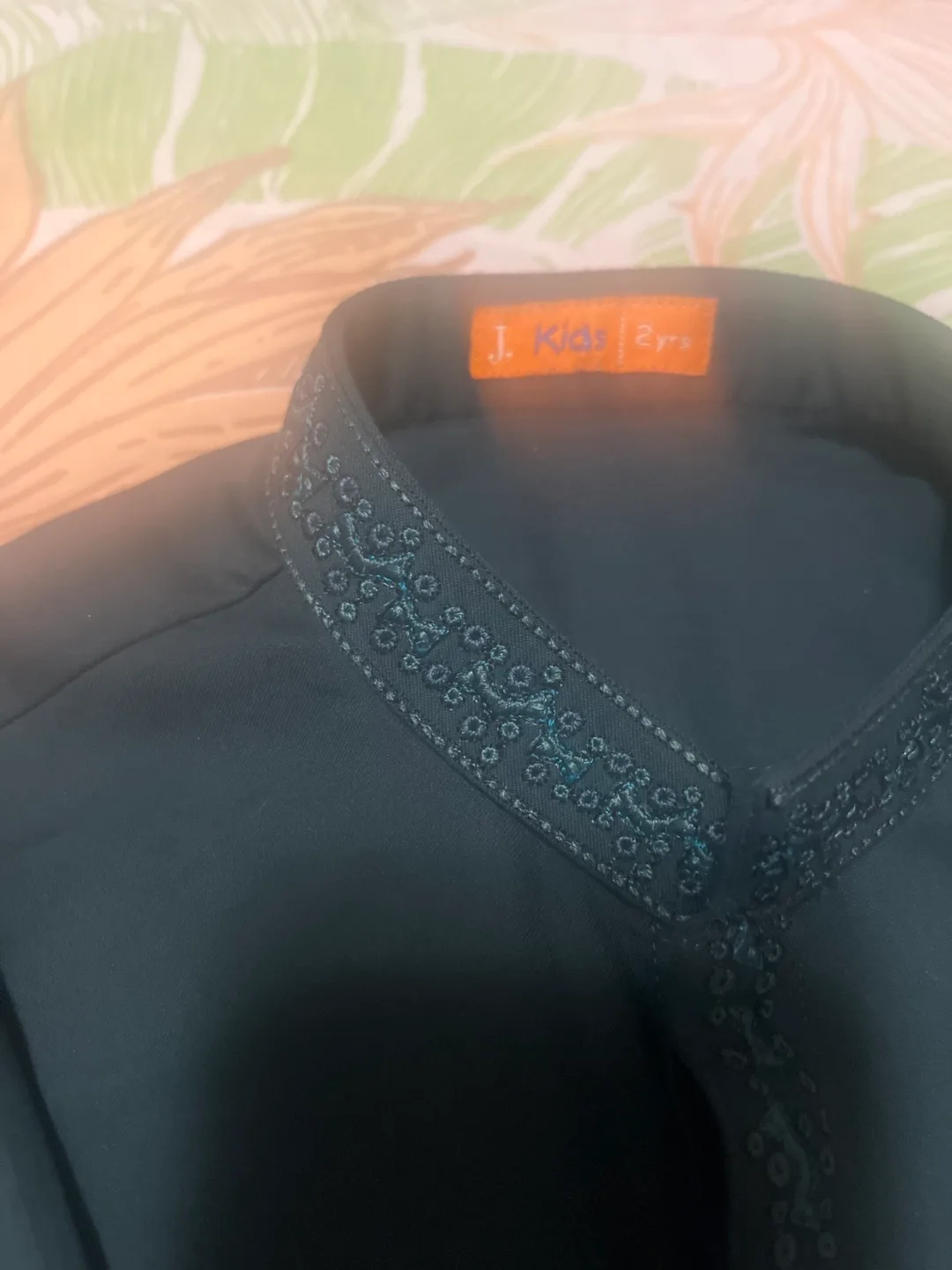 Kids Kurta Pajama Set - Size 2 Years - Dark Green image indicator(4)