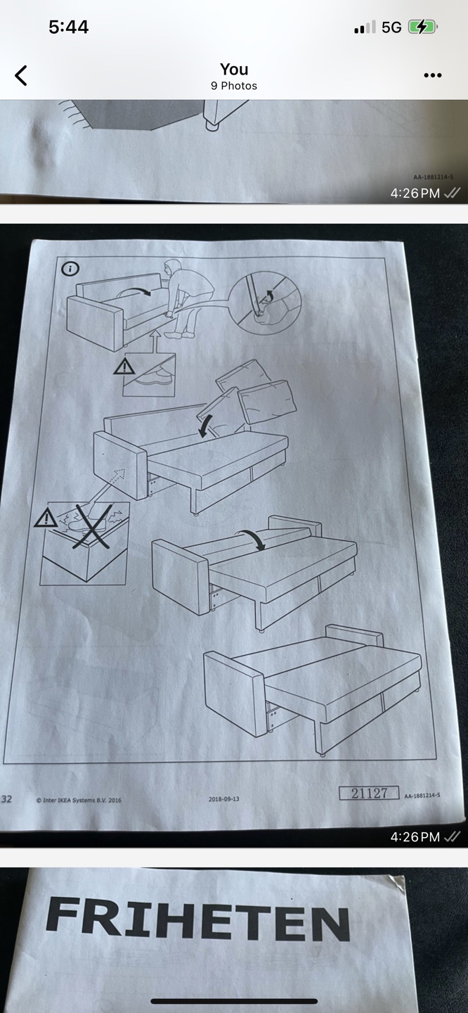 IKEA FRIHETEN Sofa Bed - photo 3