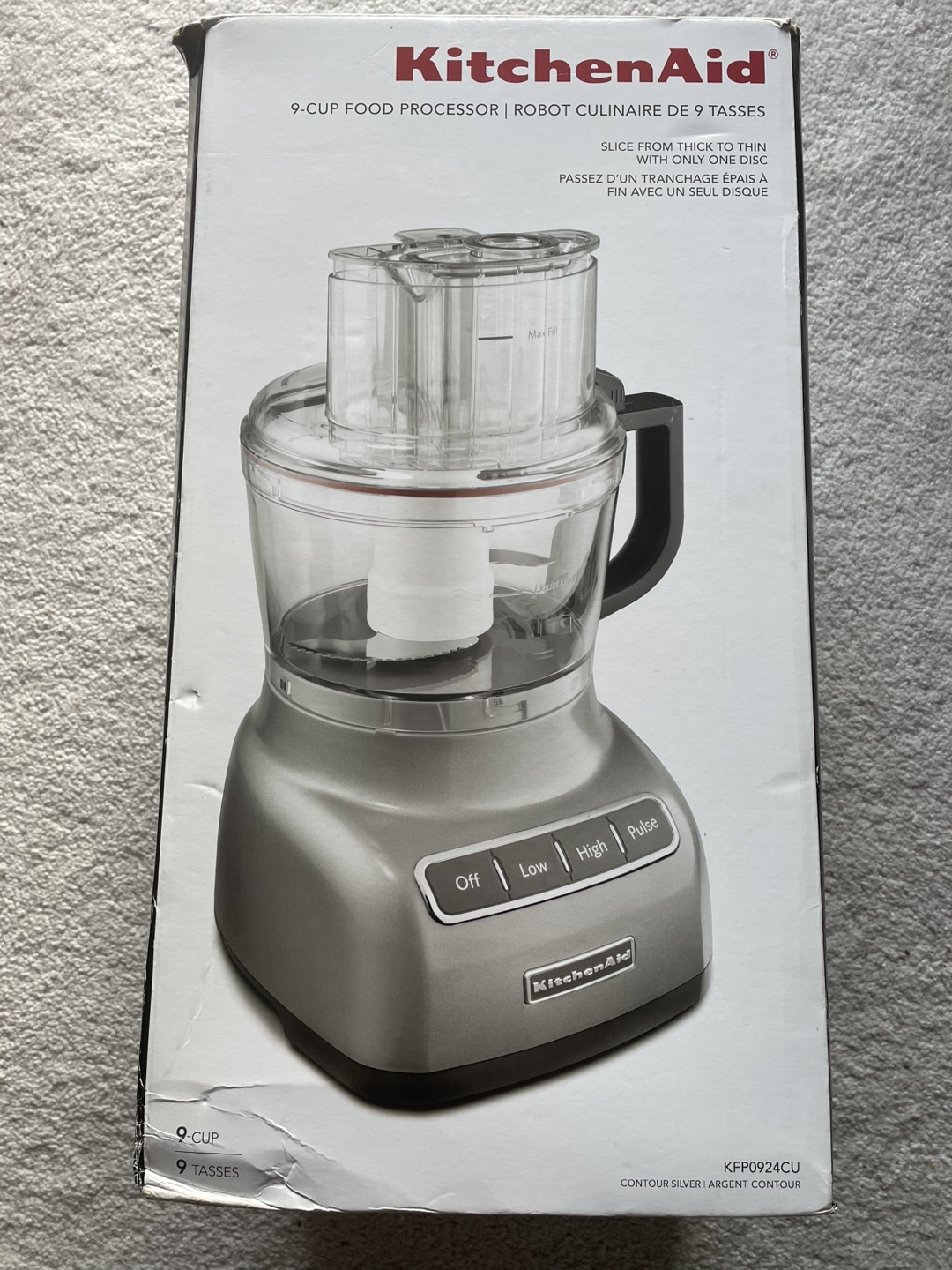 KitchenAid 9-Cup Food Processor - Silver