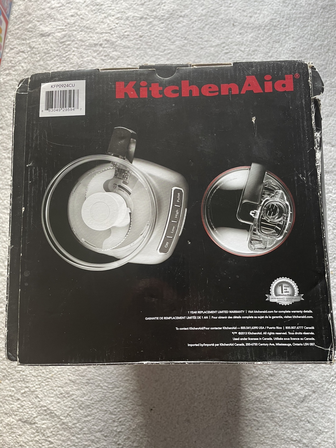 KitchenAid 9-Cup Food Processor - Silver - photo 5