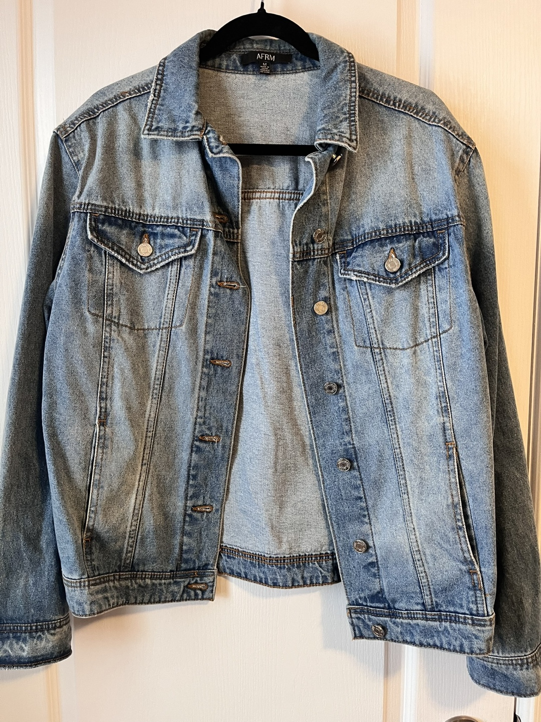AFIRM Women's Light Wash Denim Jacket, Size M