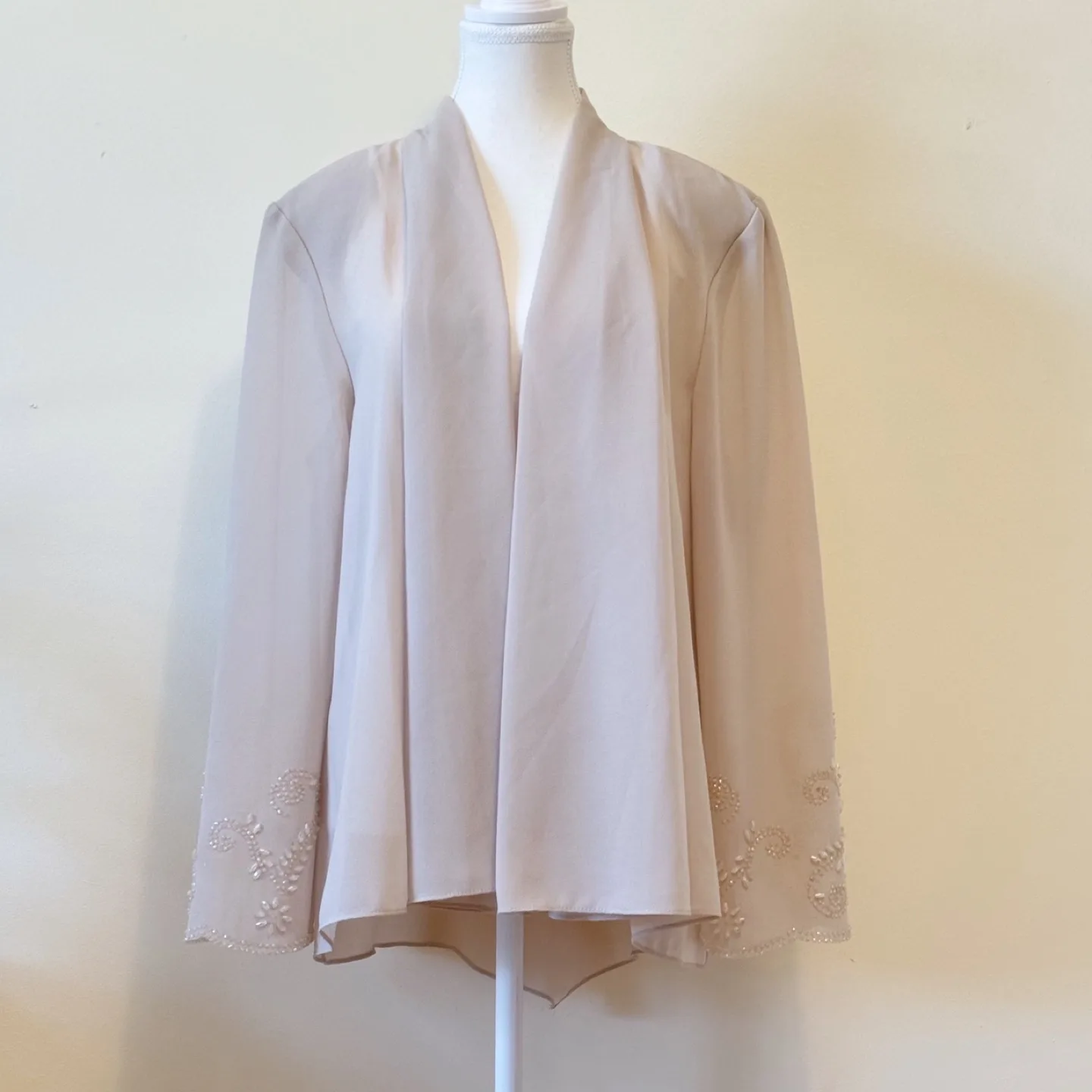 USA Vintage Beaded Chiffon Jacket image indicator(4)