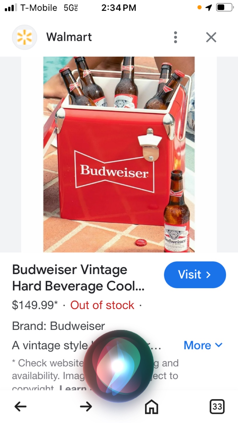 Budweiser Vintage Beverage Cooler - photo 2