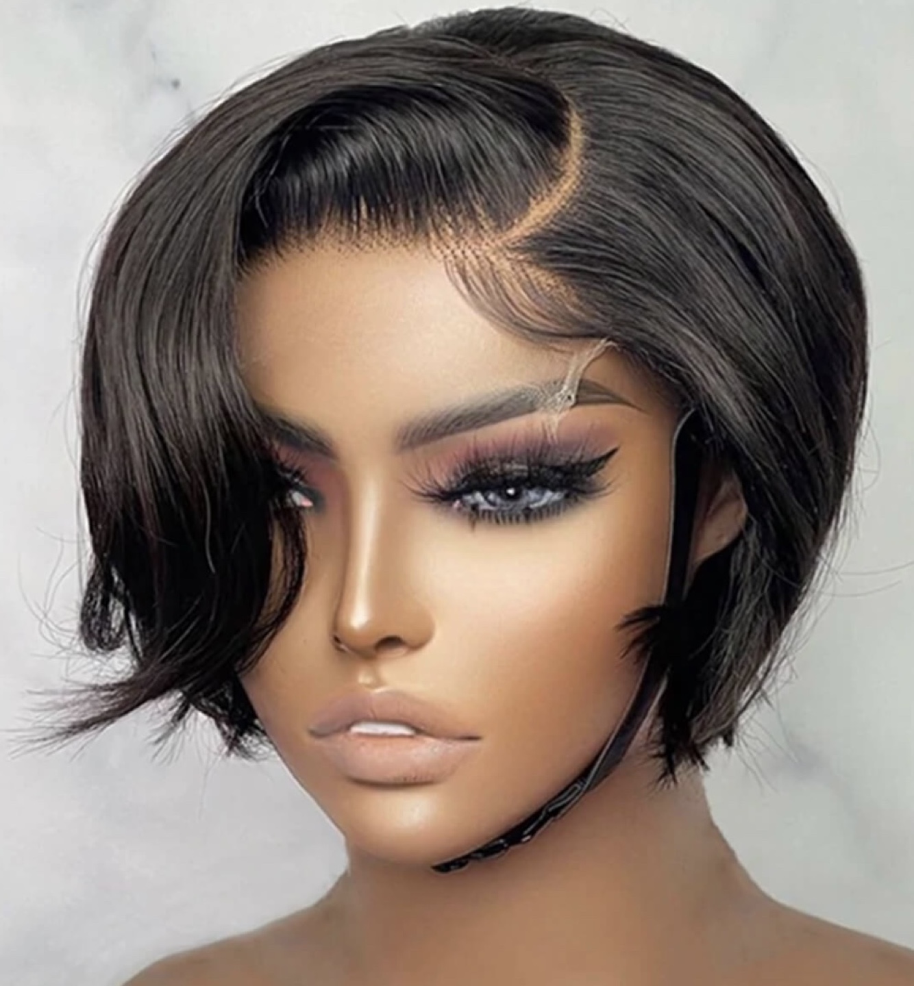 Pixie Cut 13×1 Lace Straight Glueless 8 Inch Invisible Lace Wig - photo 4
