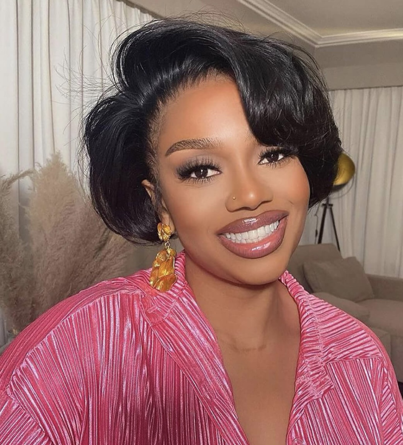 Pixie Cut 13×1 Lace Straight Glueless 8 Inch Invisible Lace Wig - photo 5