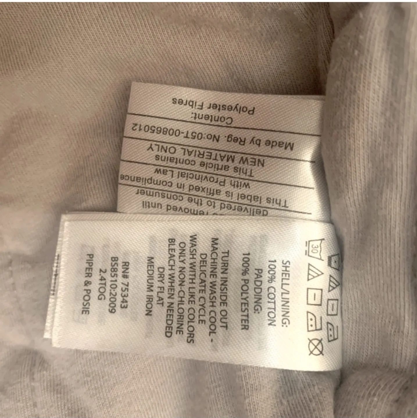 Piper & Possie Baby Sleep Sack 0-6 Months image indicator(3)