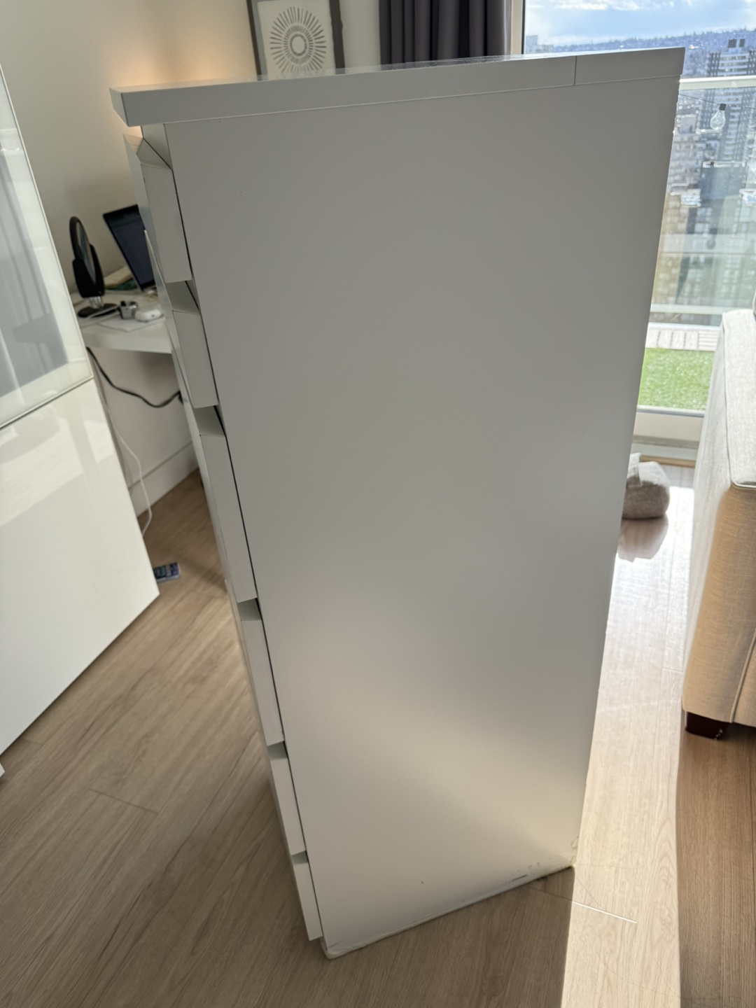 Ikea MALM 6 drawers chest w/mirror - photo 2