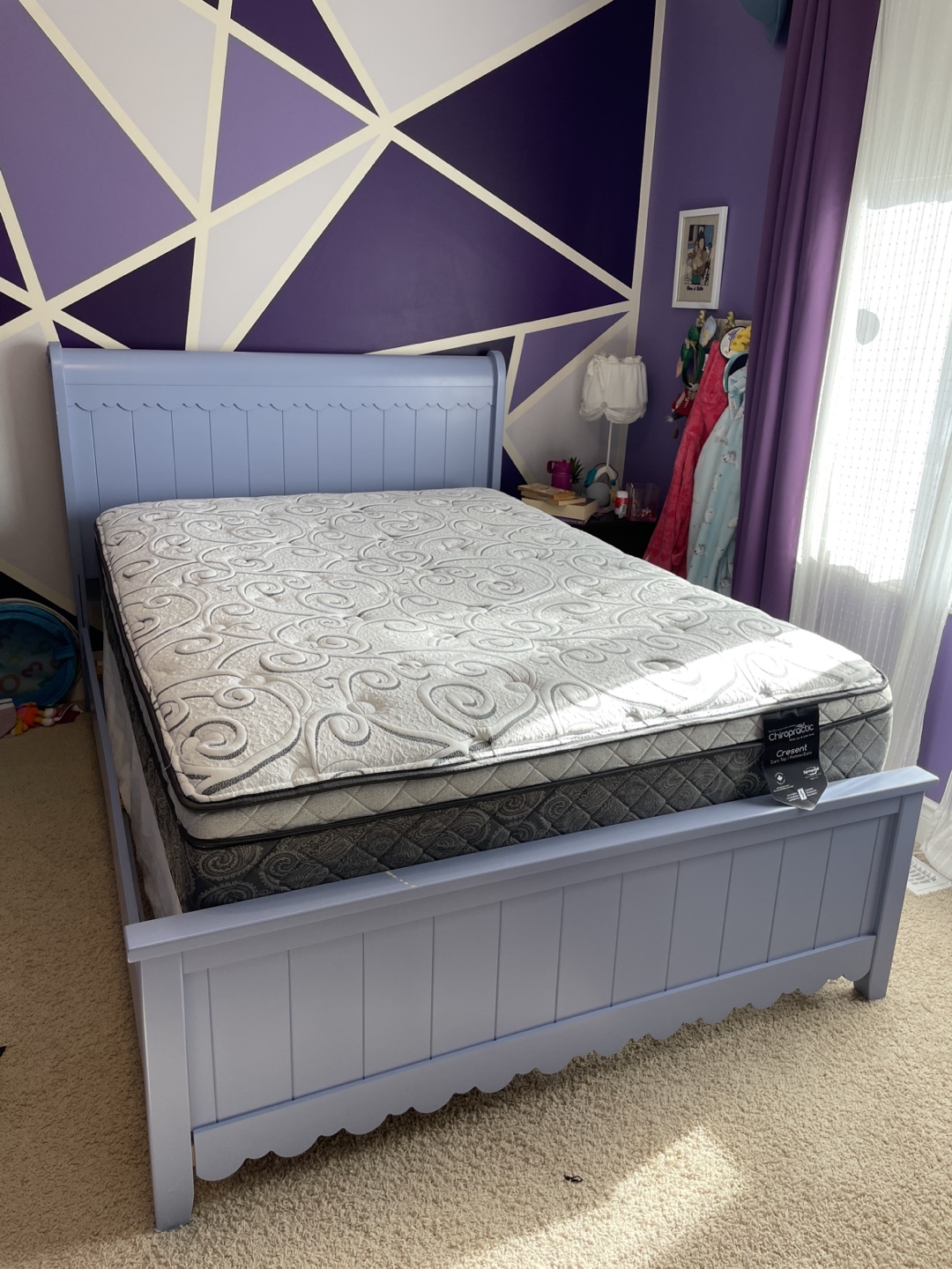 Bed Frame & box spring with Chiropractic Crescent Mattress - photo 3