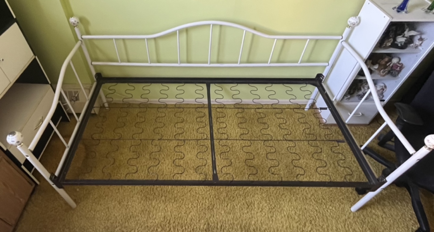 White Metal Daybed Frame - photo 2