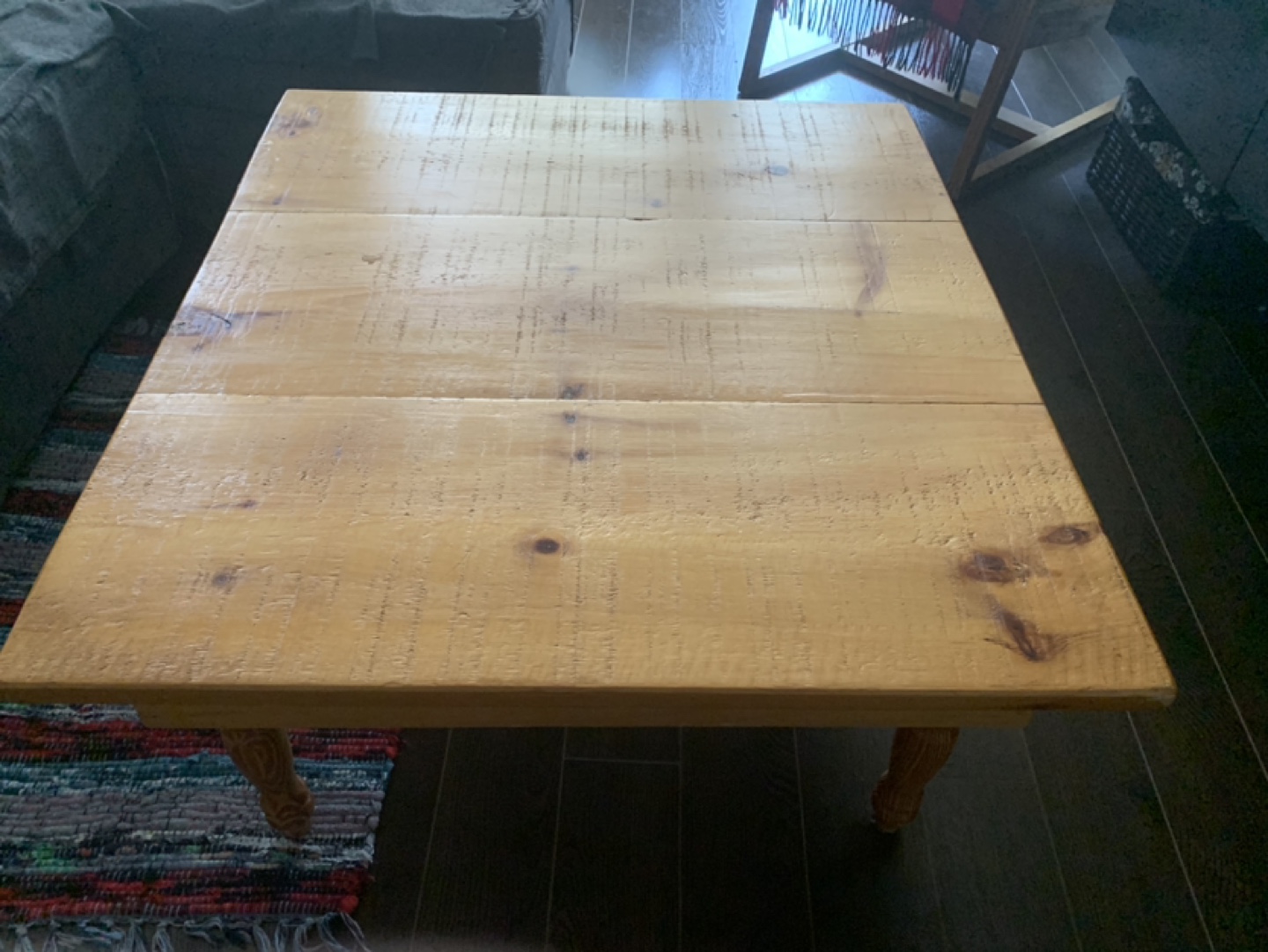Rustic Square Coffee Table