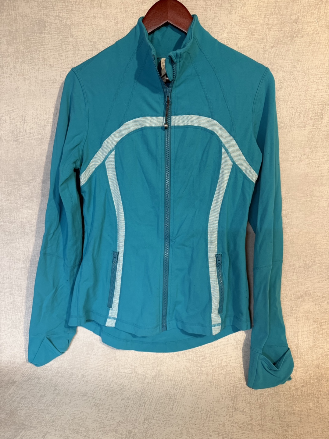 Lululemon Scuba Hoodie Size 12 Teal - photo 2