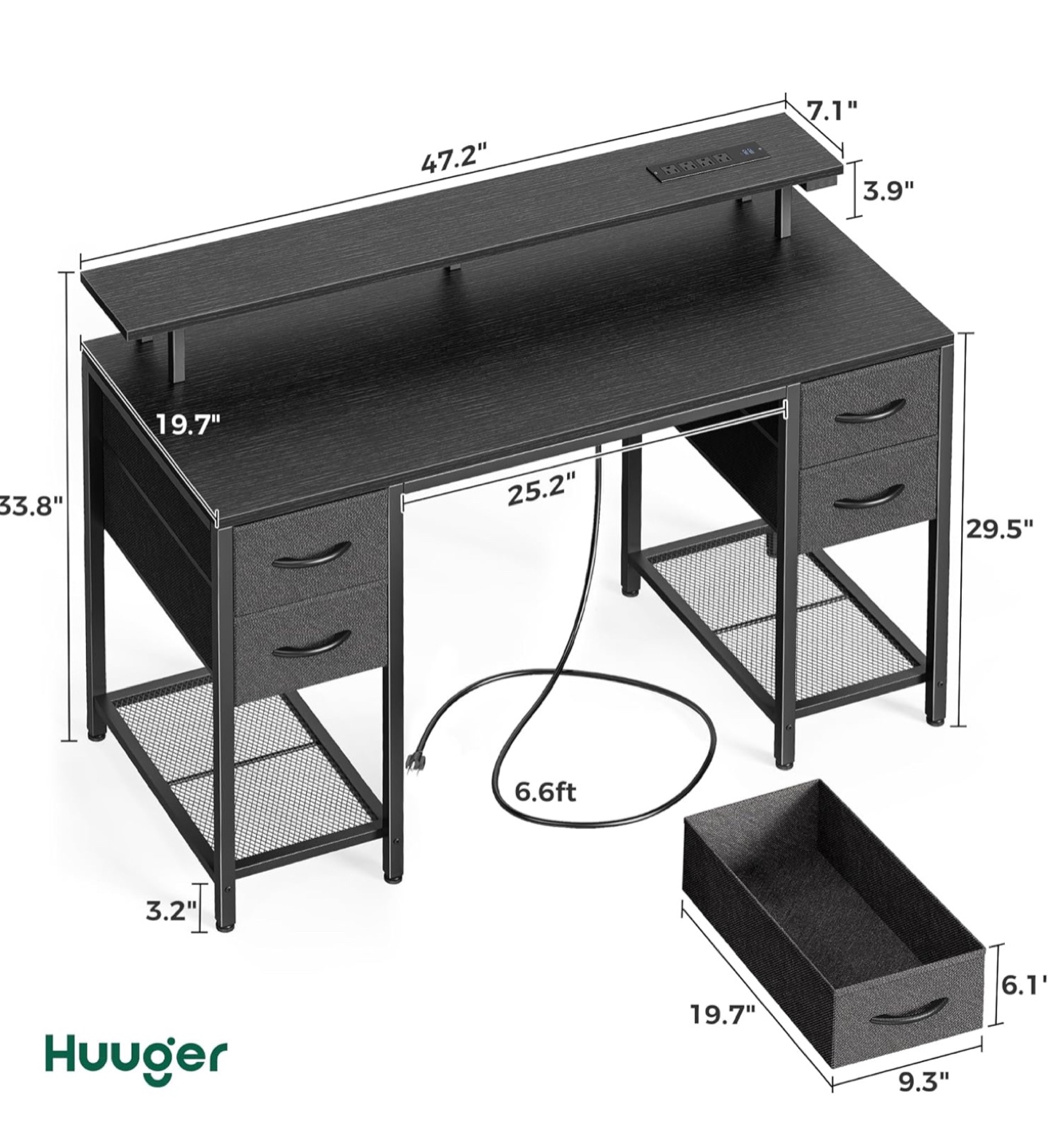 47 inch gaming desk. - photo 3