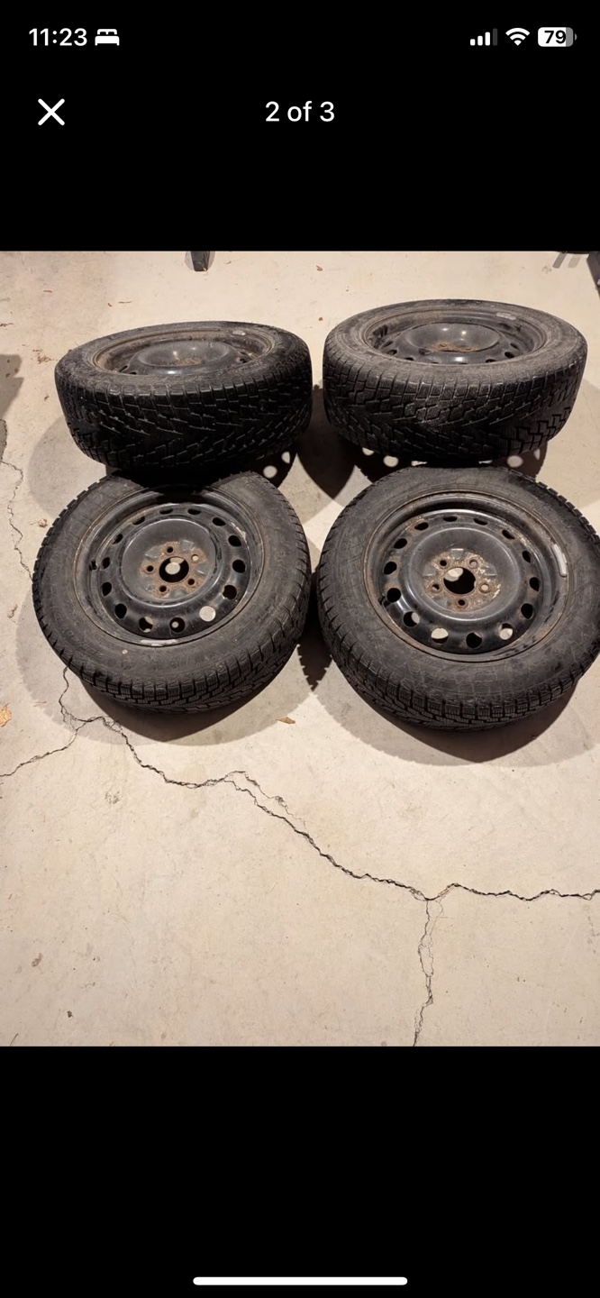 4 Winter Tires and Rims - photo 2