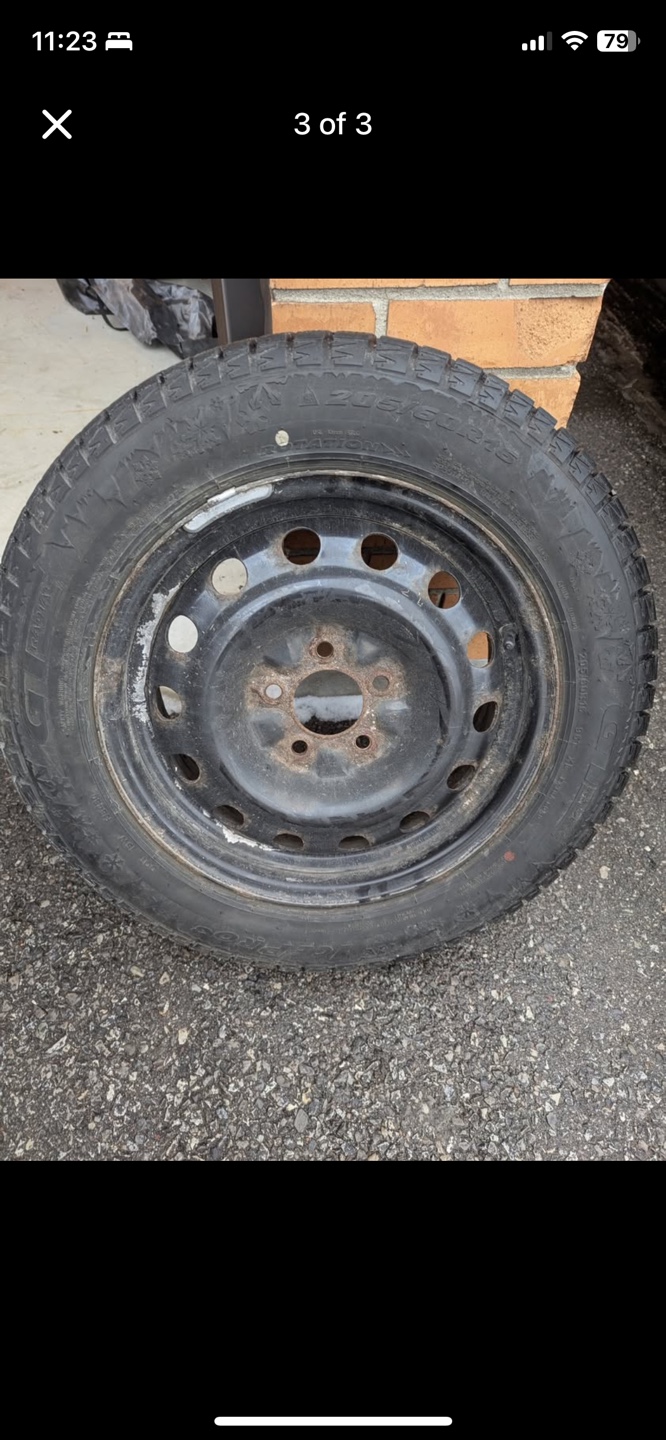 4 Winter Tires and Rims - photo 3