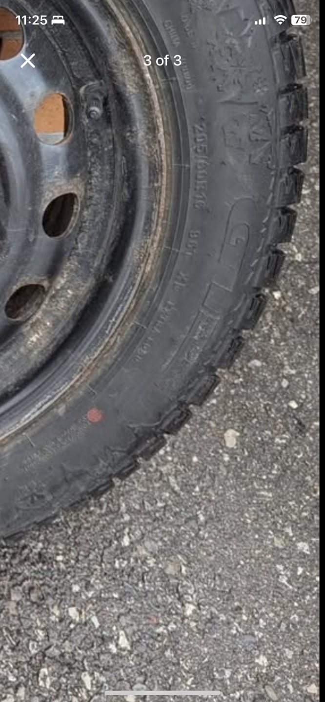 4 Winter Tires and Rims - photo 5