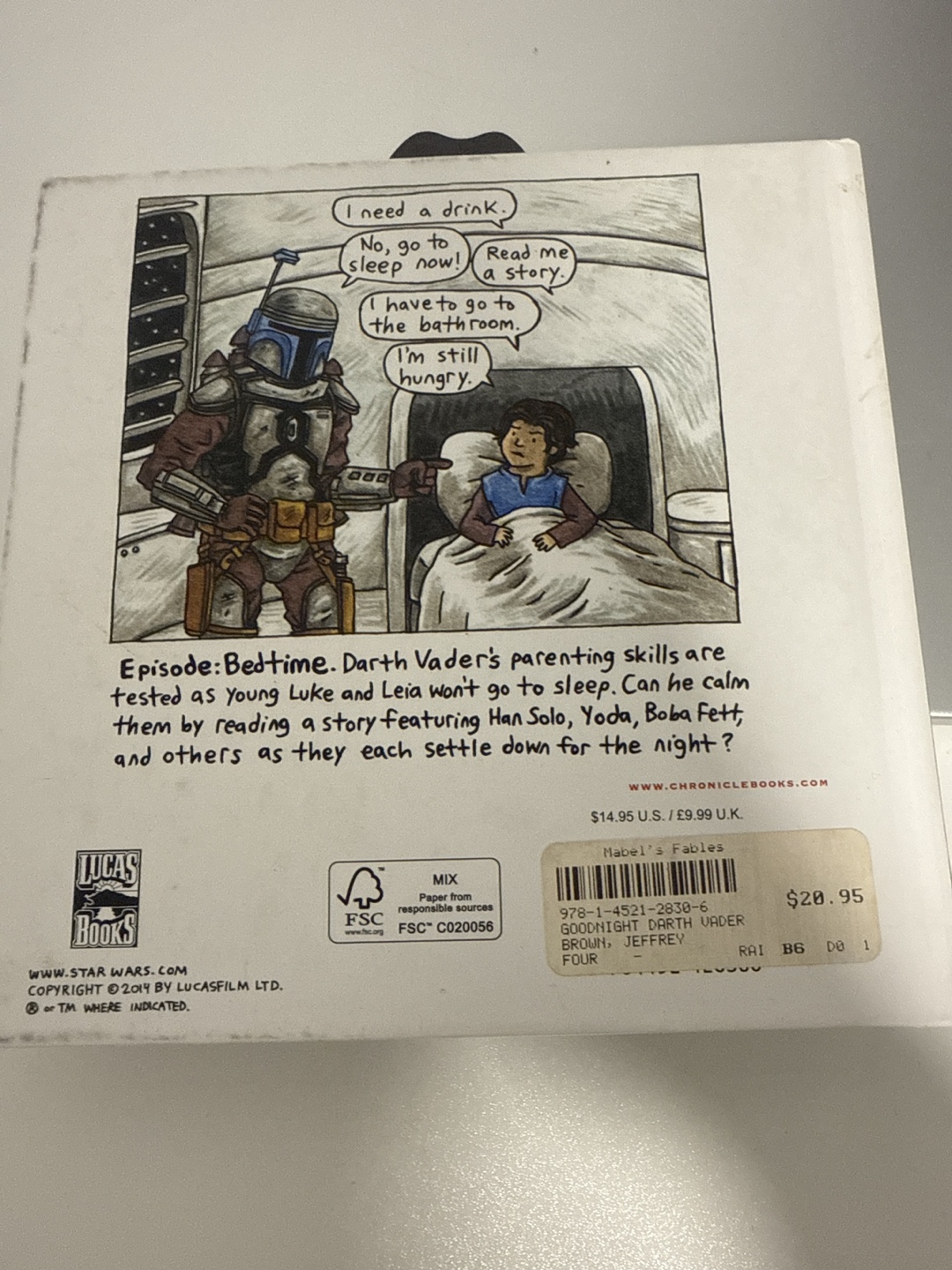 Goodnight Darth Vader Board Book - photo 3