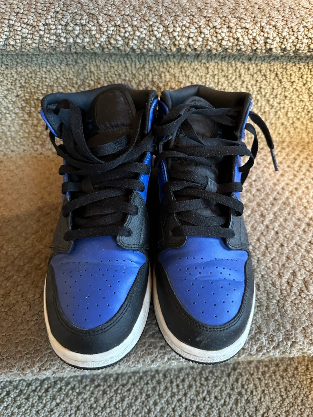 Jordan 1 Mid SE GS - Royal Blue/Black - Size 6Y image indicator(2)