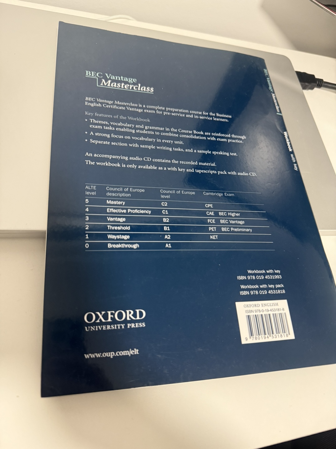 BEC Vantage Masterclass Workbook with key - Upper Intermediate - photo 3