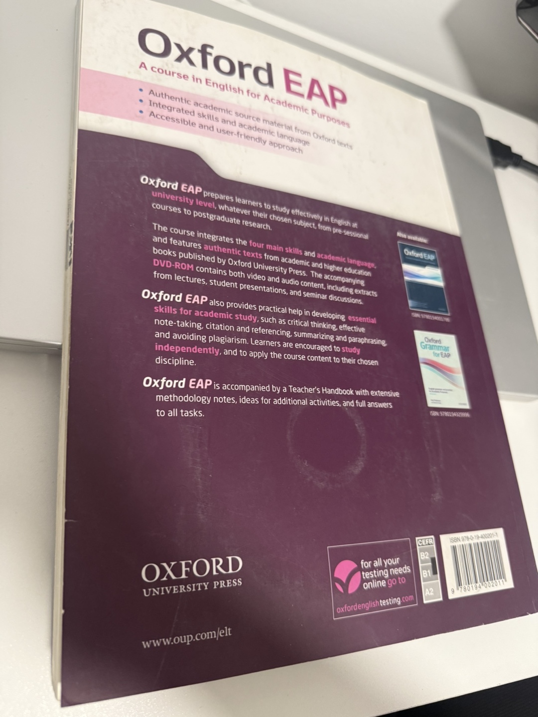 Oxford EAP: English for Academic Purposes (Intermediate/Pre) - photo 4