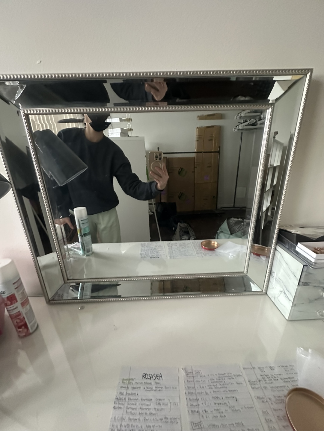Ikea White Vanity set - photo 2