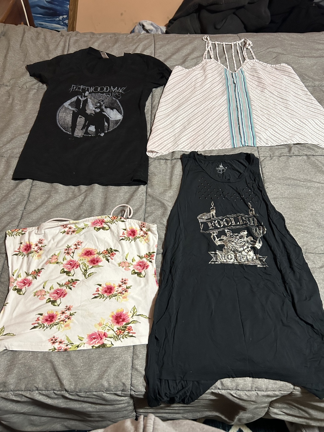 Bundle of women clothes mostly shirts