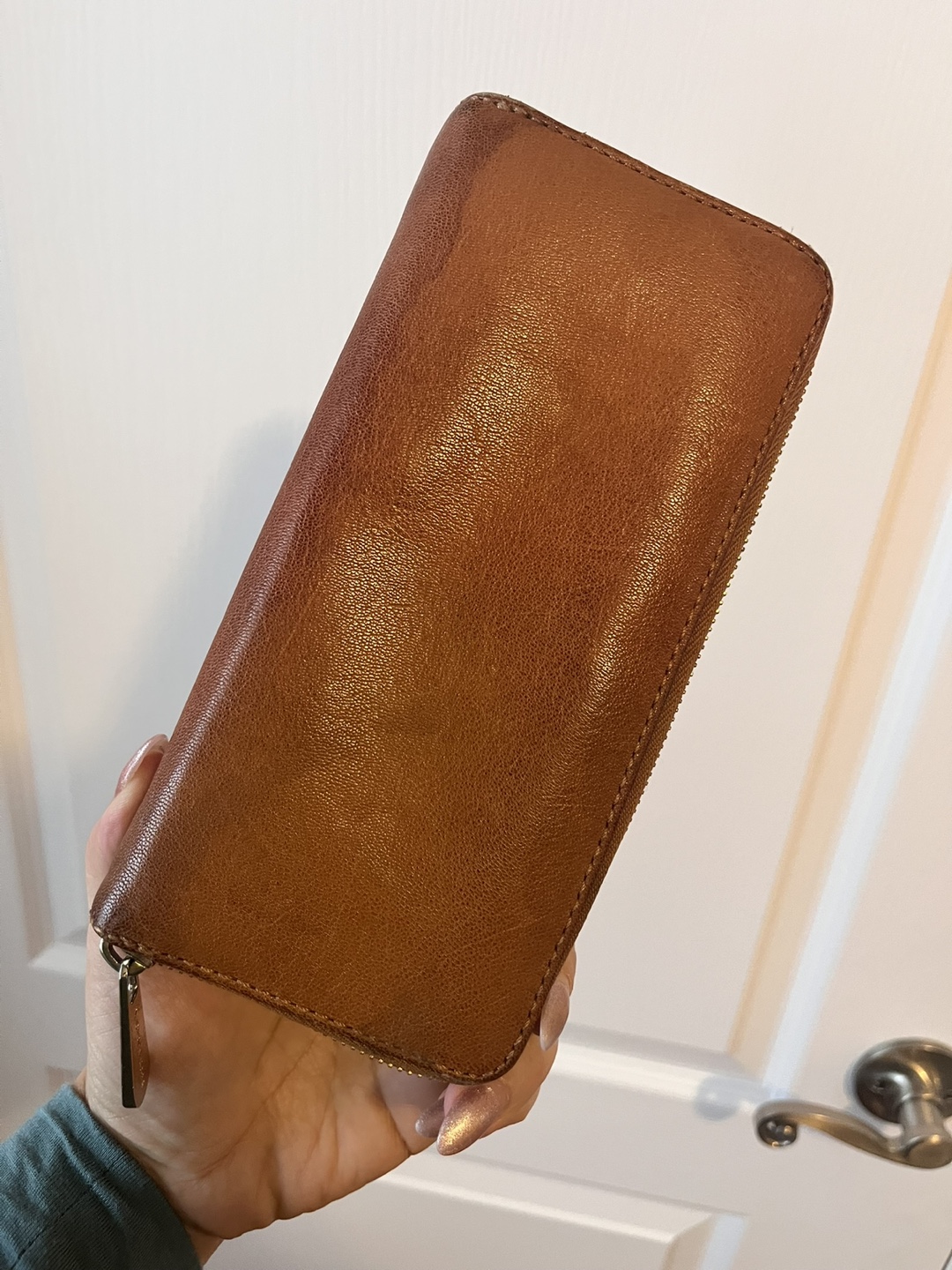 Michael Kors Brown Leather Zip Around Wallet - photo 2