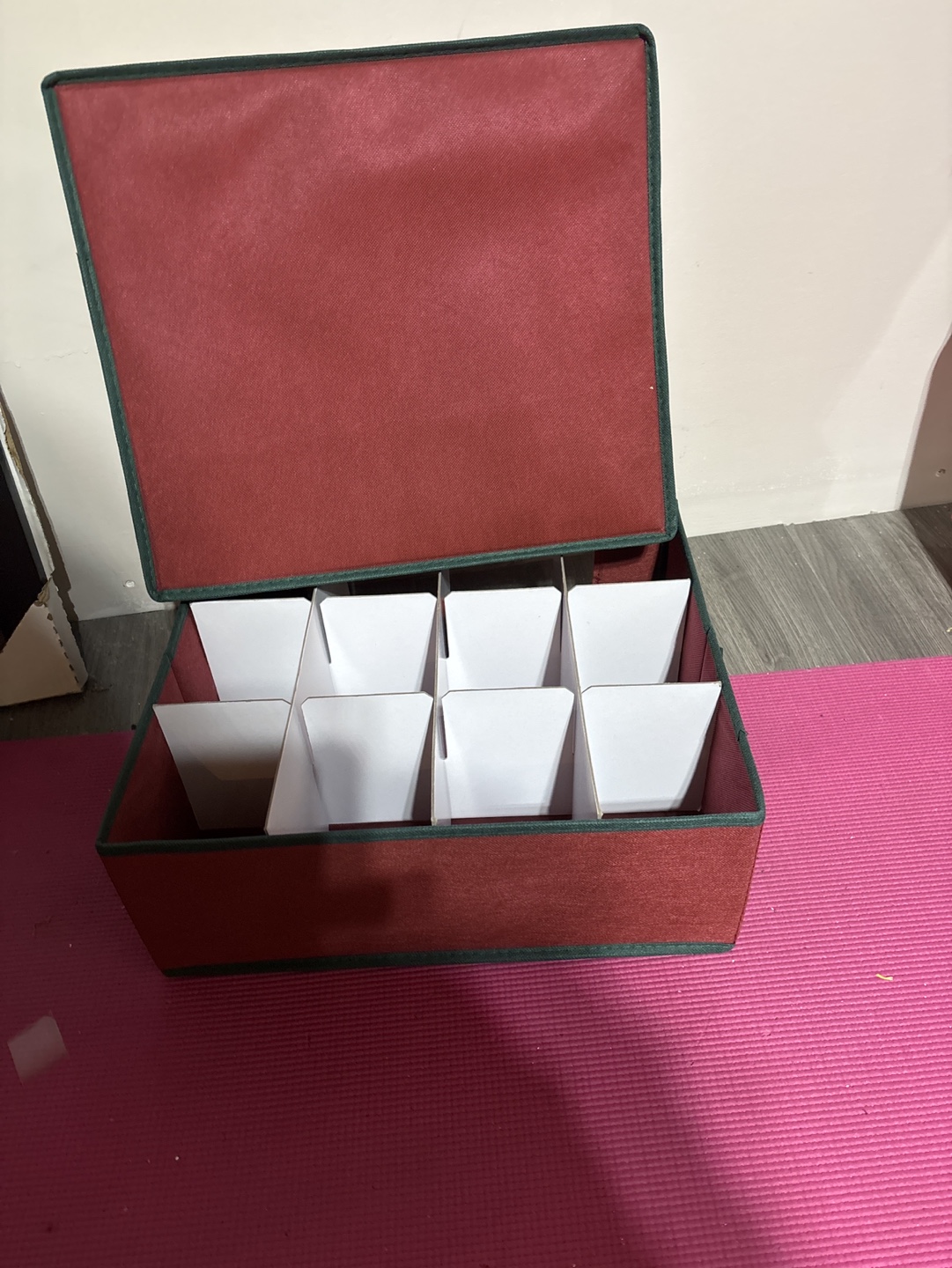 Ornament Storage Box with 12 Compartments