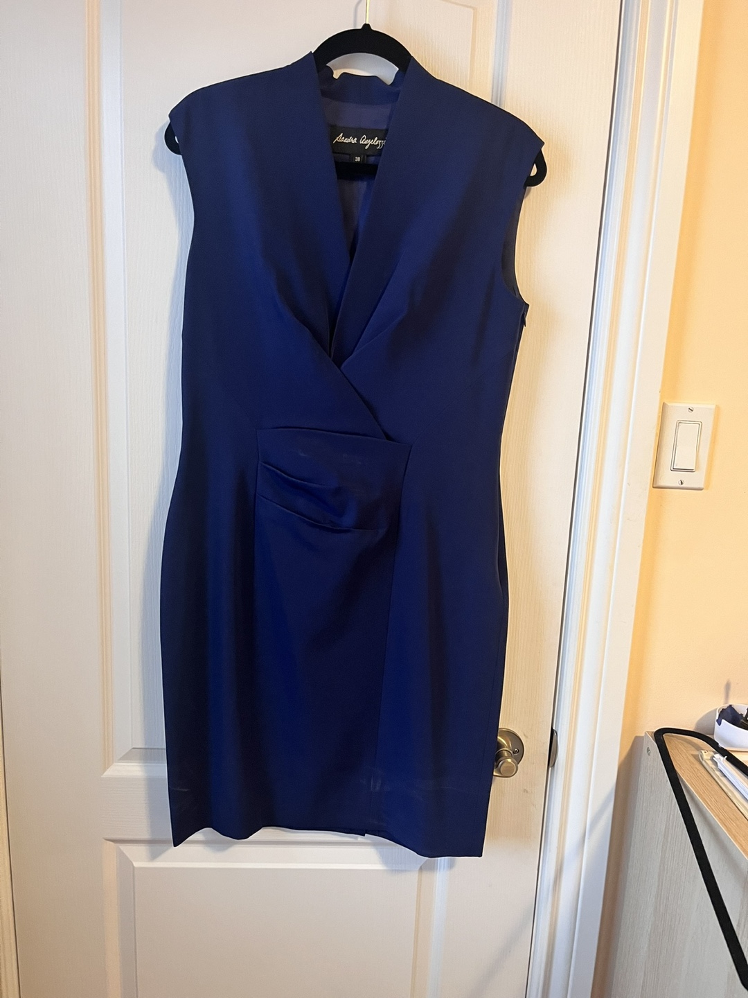 Laura Cayley Sleeveless V-Neck Sheath Dress