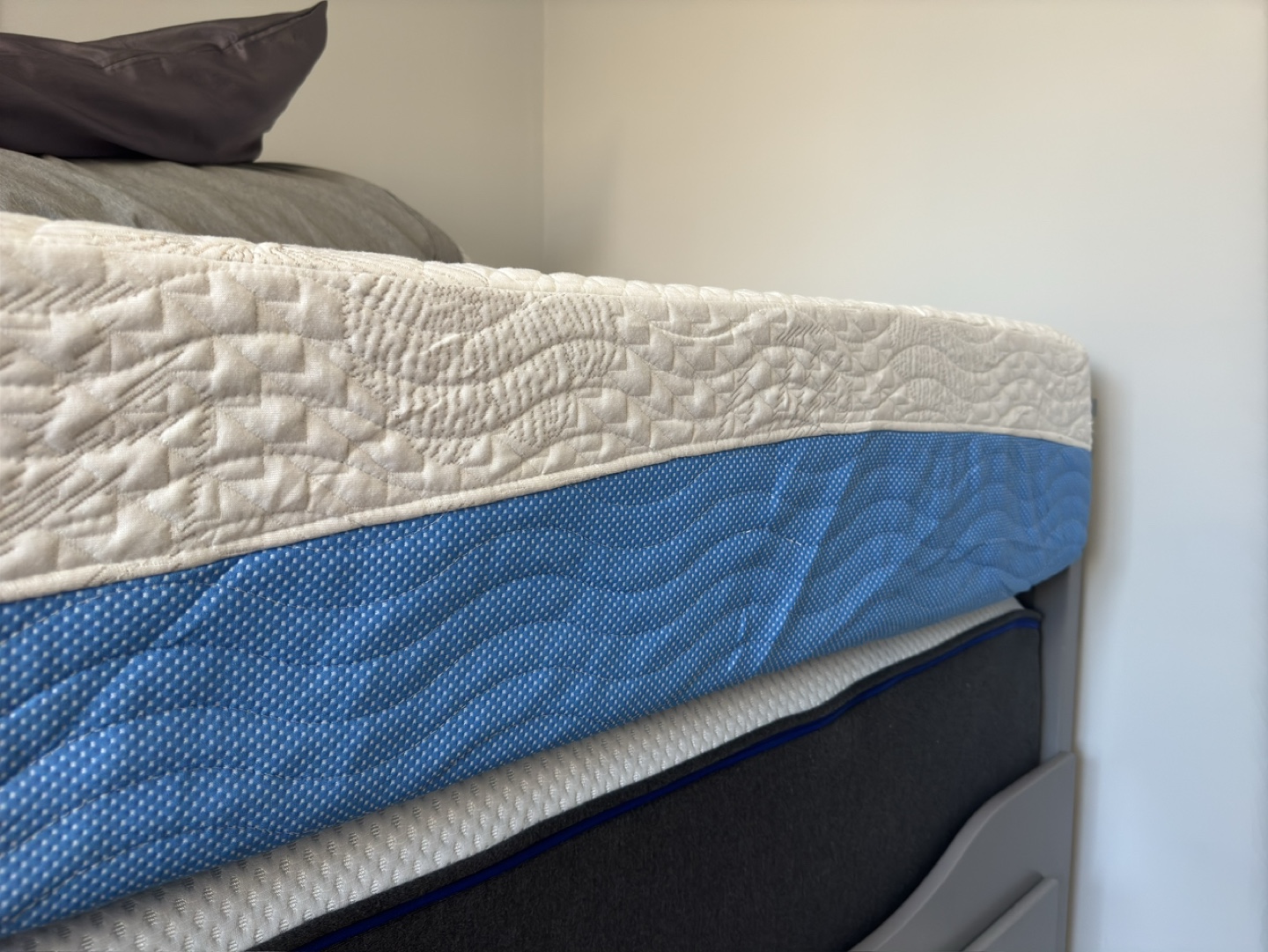 Olee Sleep 10 Inch Memory Foam Mattress, Twin, Blue - photo 2