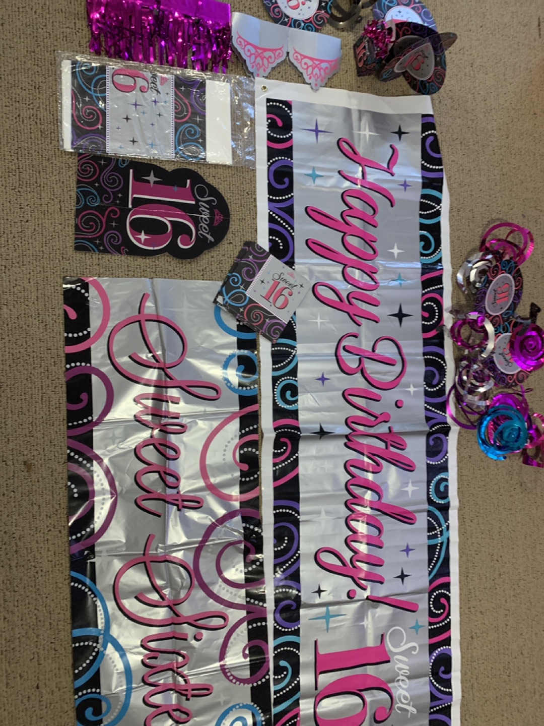 Sweet Sixteen Birthday Party Decorations