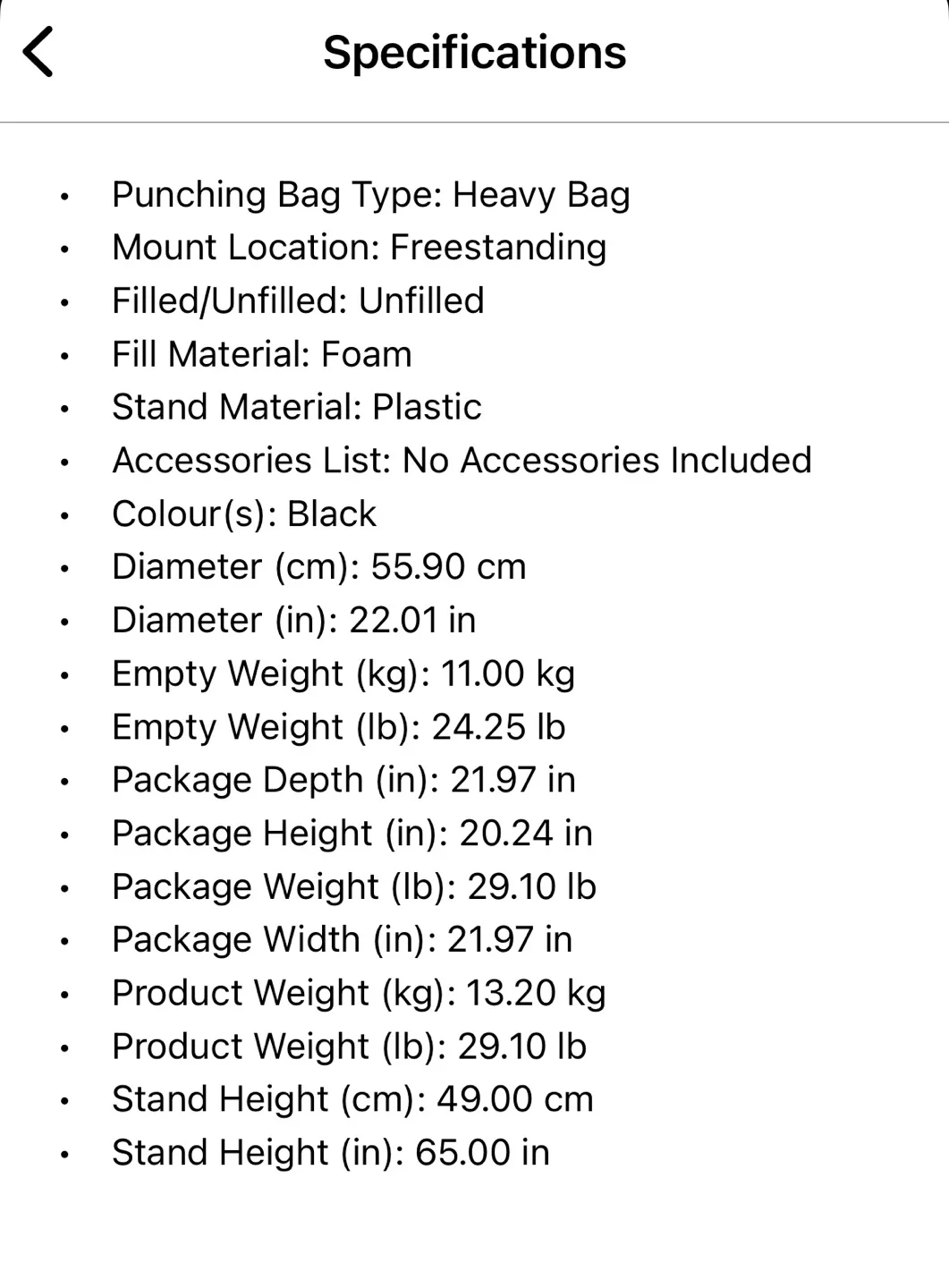 Everlast Powercore Freestanding Punching Bag image indicator(8)