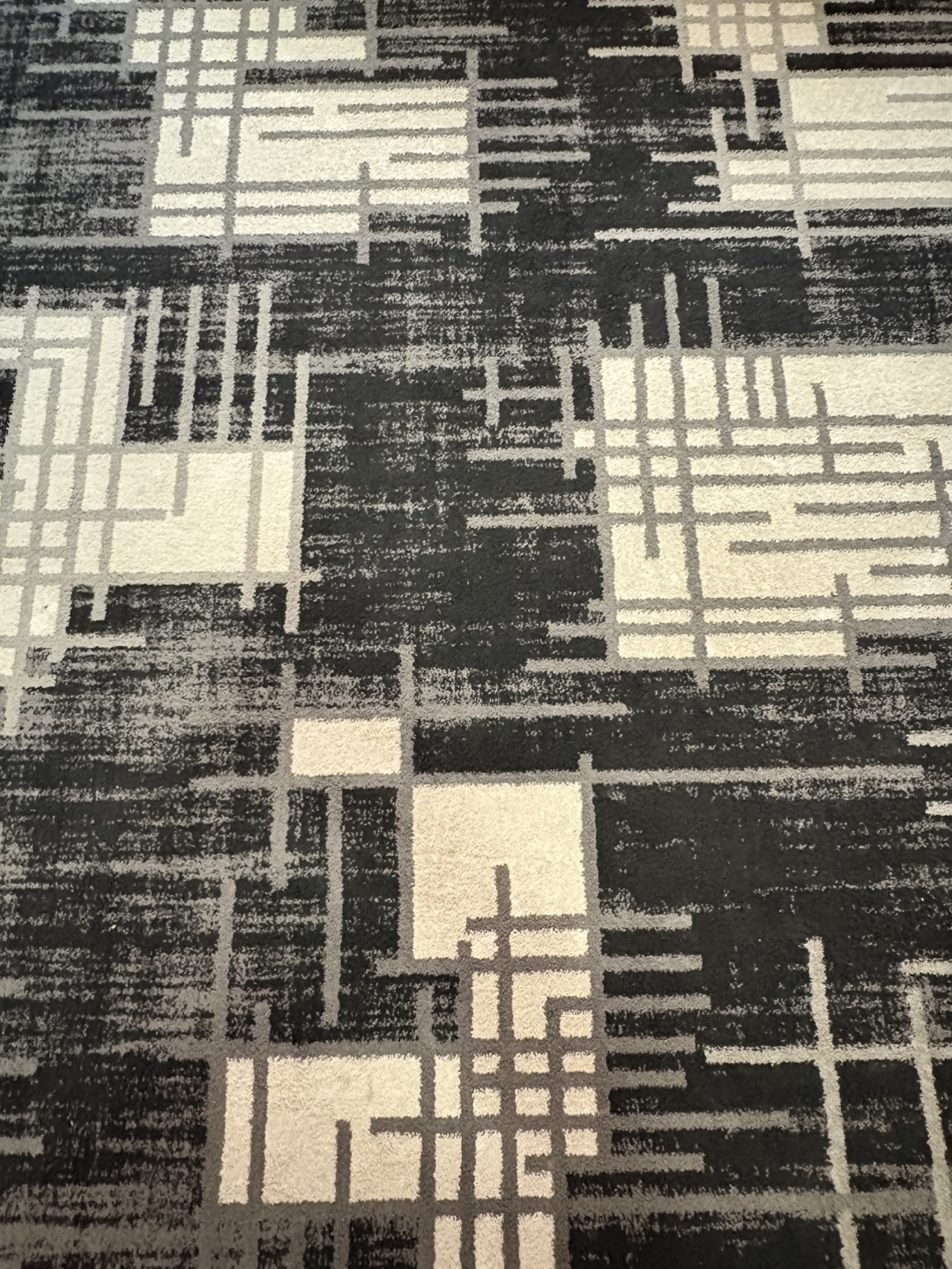 Orient Ontario Area Rug - Black/Grey Geometric Design - photo 2