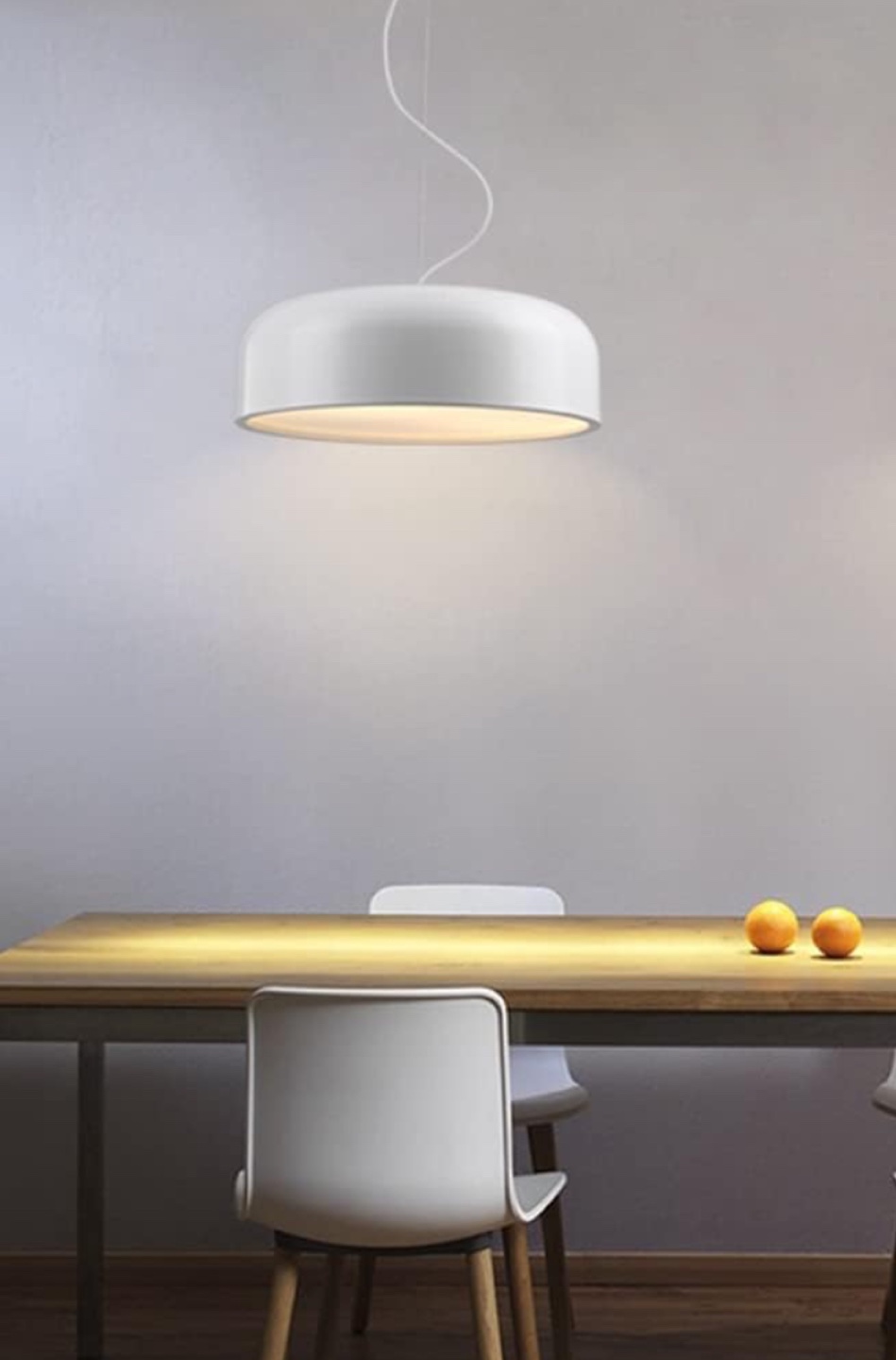 White Modern Pendant Light Fixture