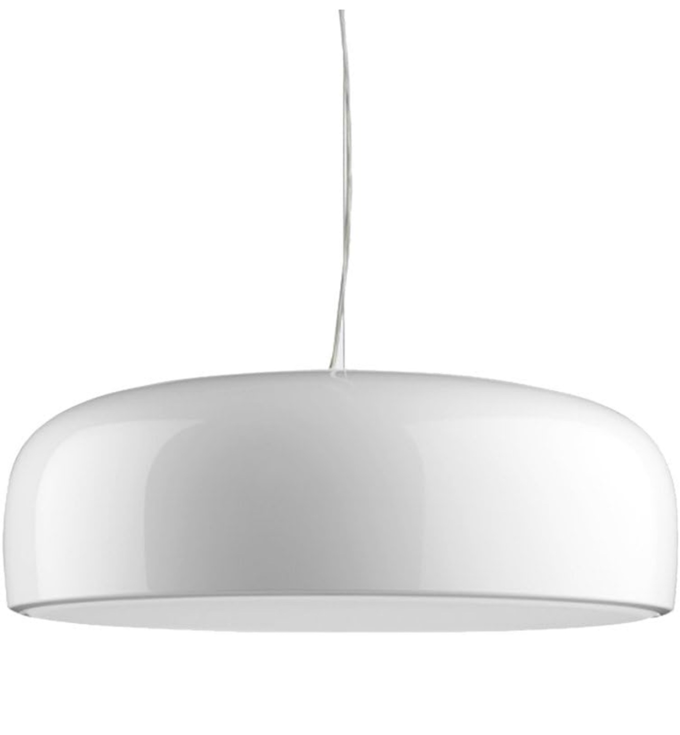 White Modern Pendant Light Fixture - photo 5
