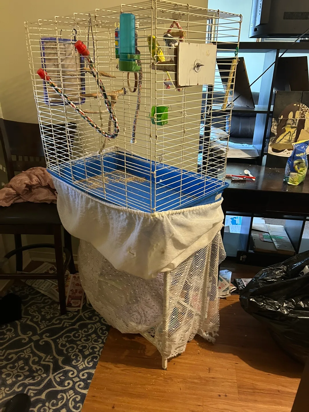 Large Bird Cage with Stand image indicator(4)