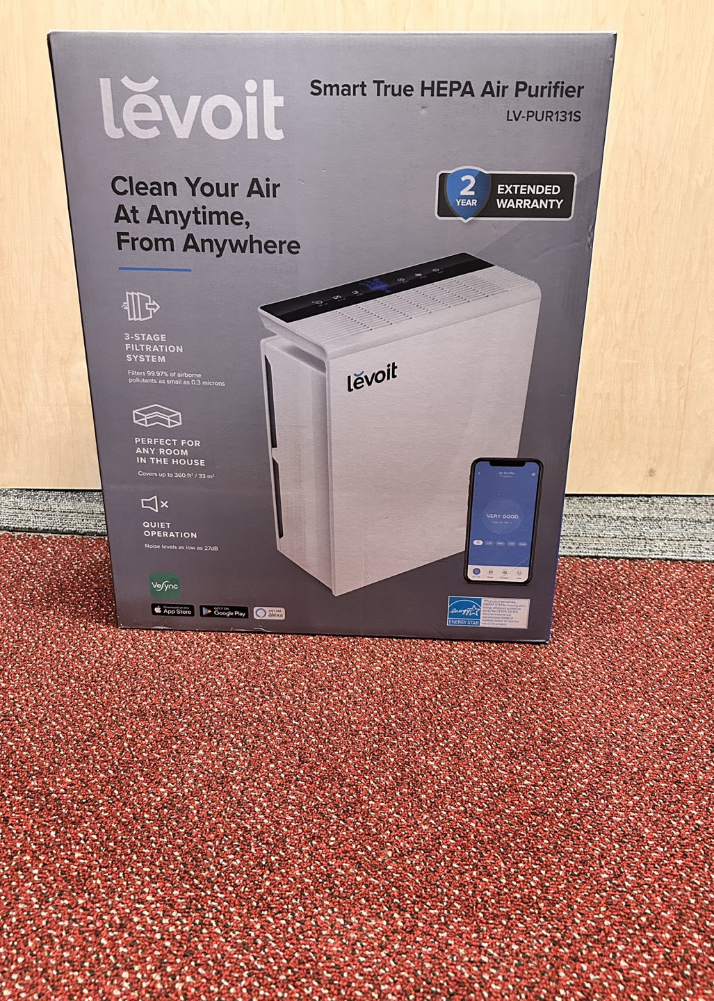 Levoit Smart WiFi True HEPA Air Purifier LV-PUR131S - photo 3
