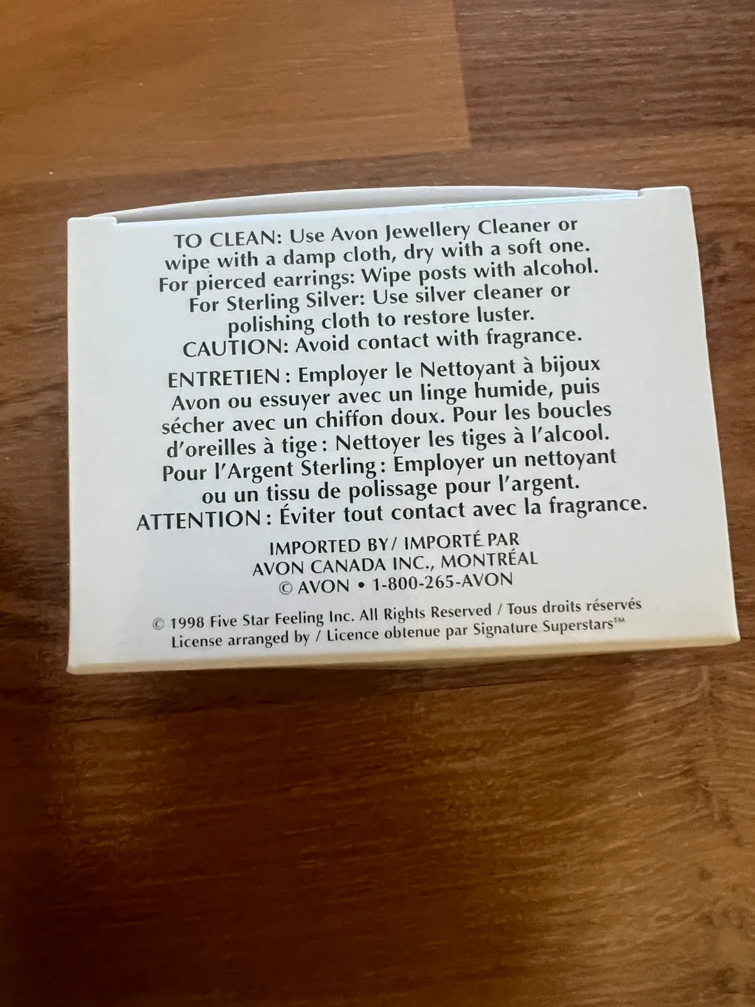 Vintage Avon Blue Heart Pendant Necklace image indicator(10)