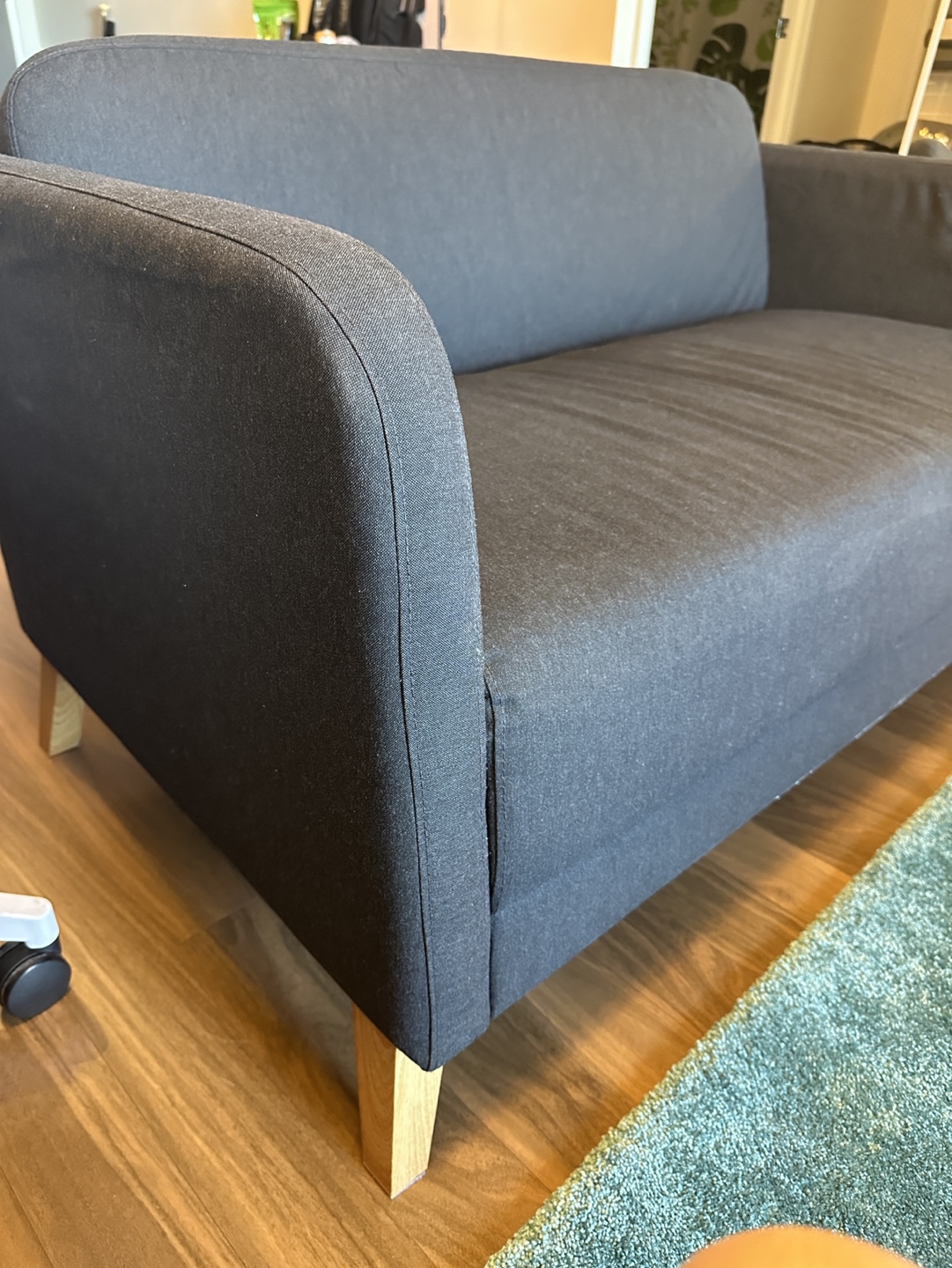 IKEA LINNANÄS Loveseat - Dark Grey - photo 3