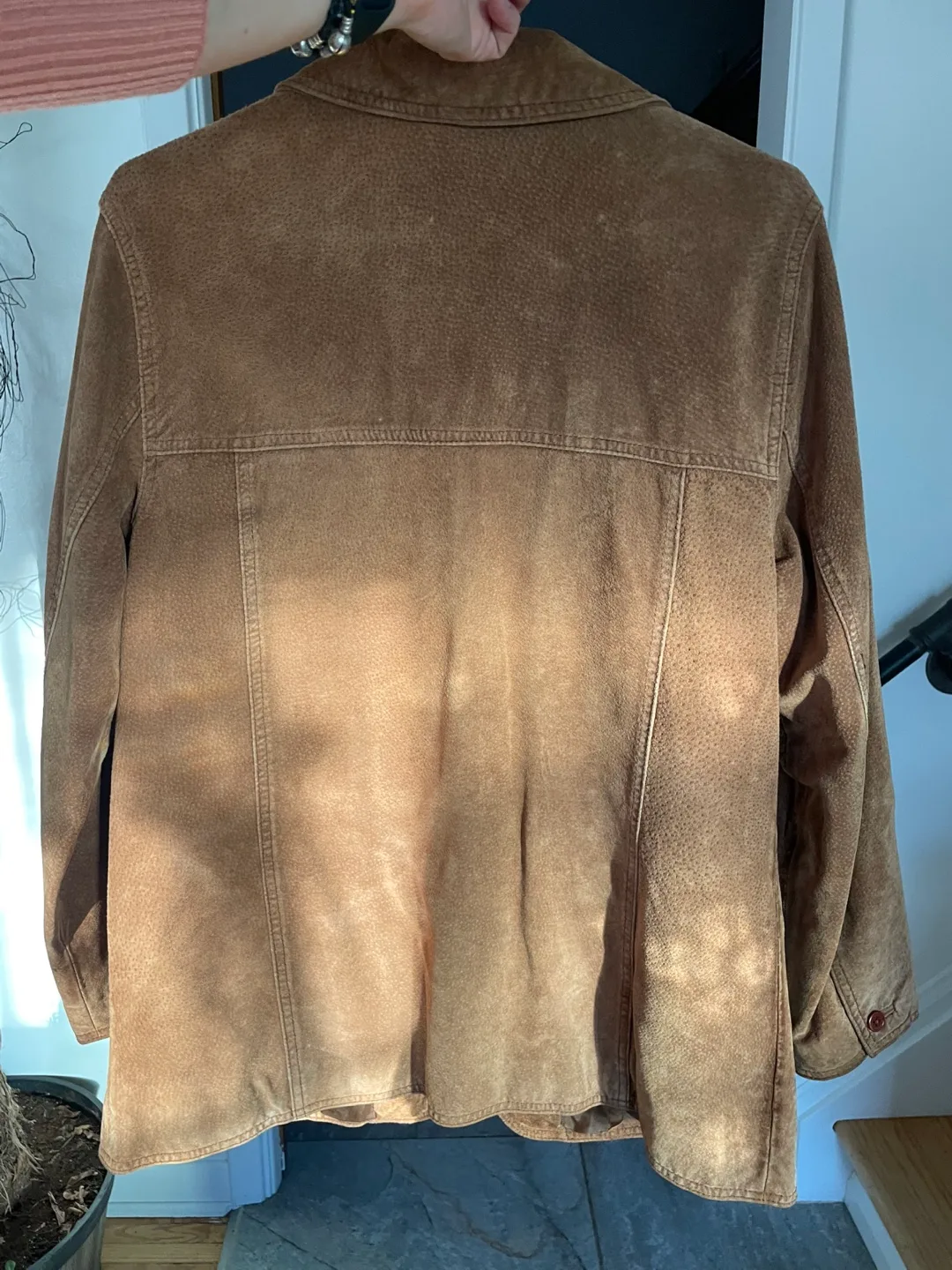 Sequoia Women's Brown Suede Jacket Size 14 image indicator(4)