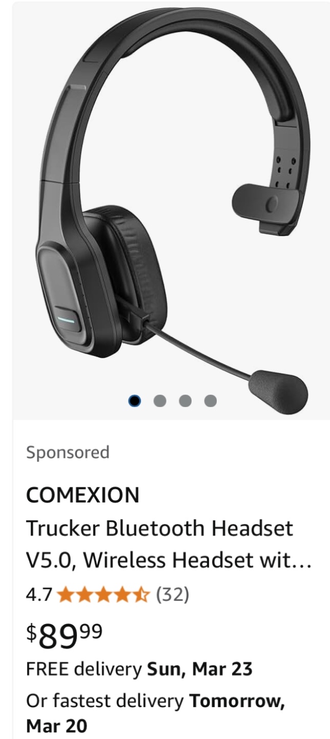 COMEXION  Bluetooth Headset V5.0 wireless